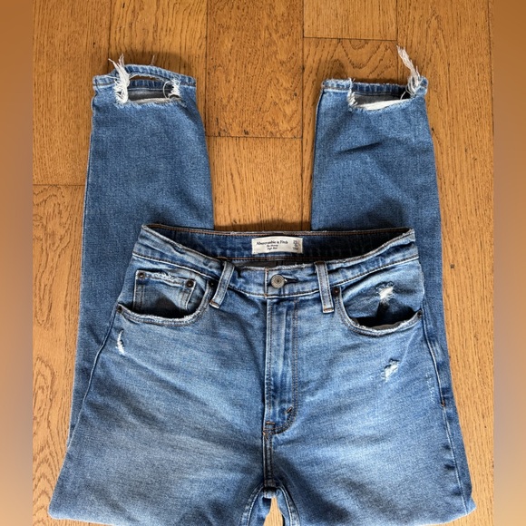 Abercrombie & Fitch The Skinny High Rise Jeans SZ 25/0S Medium Rinse - Picture 6 of 16